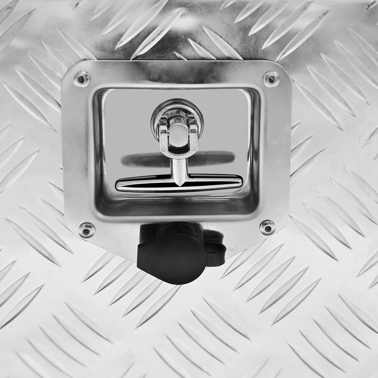 Garvee Aluminum Tool Box - 30 inch Square Truck Storage Organizer Chest With T-Handle Lock and Keys Included - Image 5