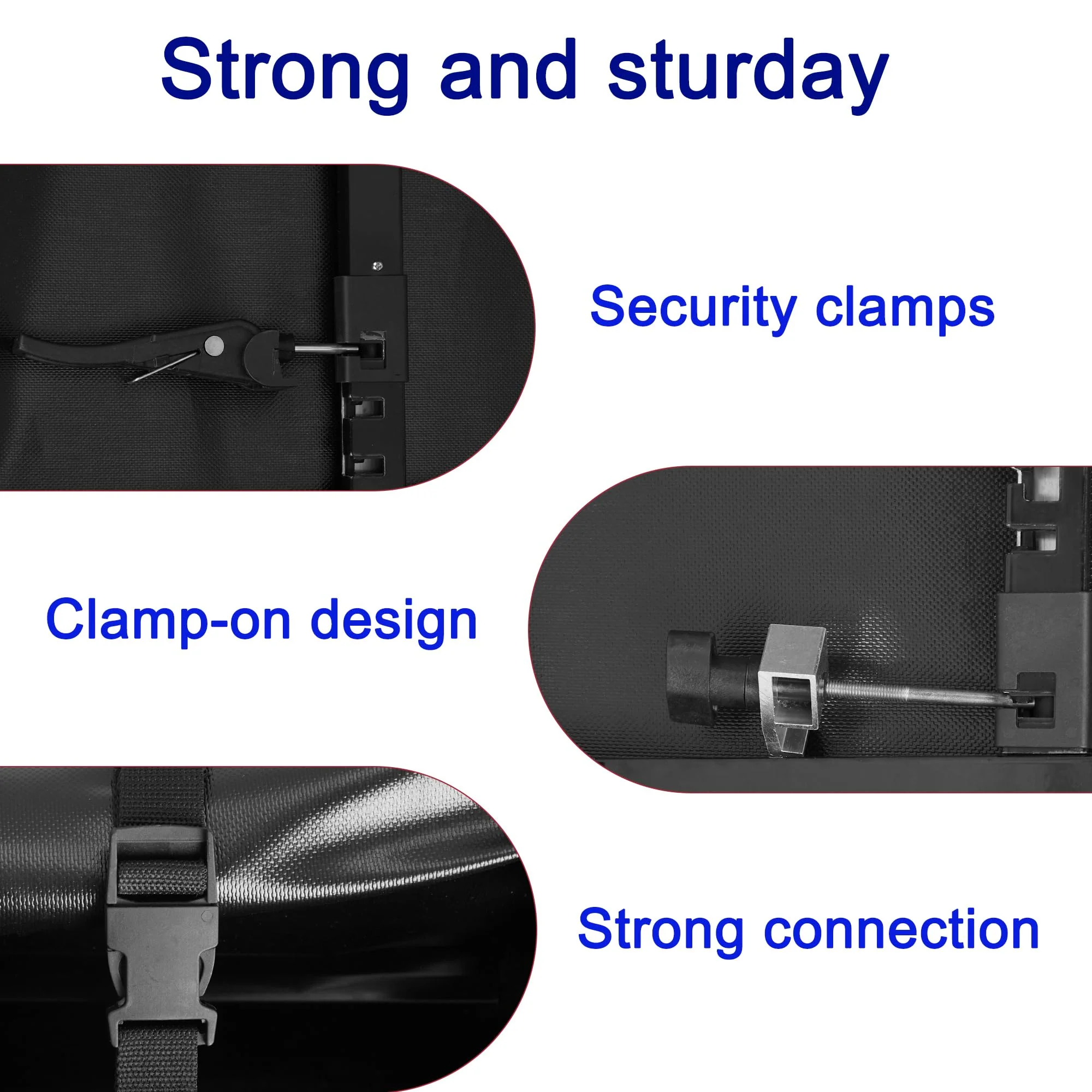 Garvee Soft Tri-Fold Truck Bed Tonneau Cover Compatible with 2009-2024 Dodge Ram 1500(Classic&New), Fleetside 5.7 ft Bed Without Rambox - Image 5