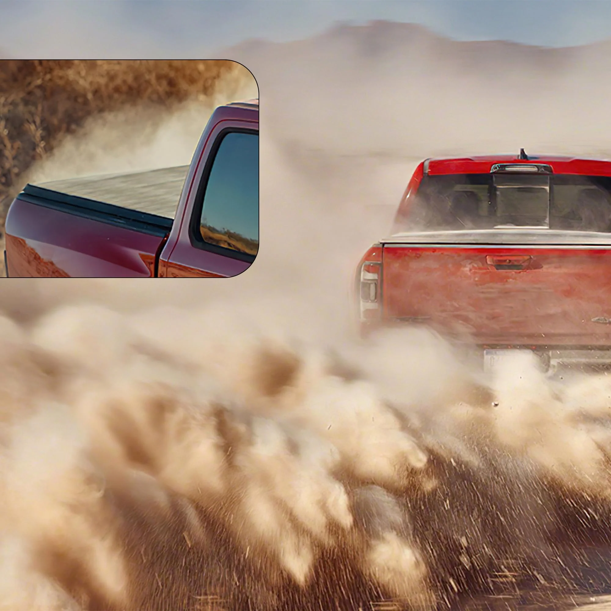 Garvee Soft Tri-Fold Truck Bed Tonneau Cover Compatible with 2009-2024 Dodge Ram 1500 (Classic&New), Fleetside 6.4 ft Bed Without Rambox - Image 3