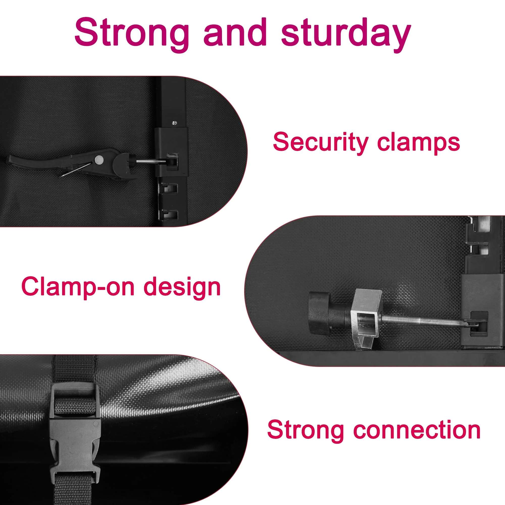 Garvee Soft Tri-Fold Truck Bed Tonneau Cover Compatible with 2009-2024 Dodge Ram 1500 (Classic&New), Fleetside 6.4 ft Bed Without Rambox - Image 8