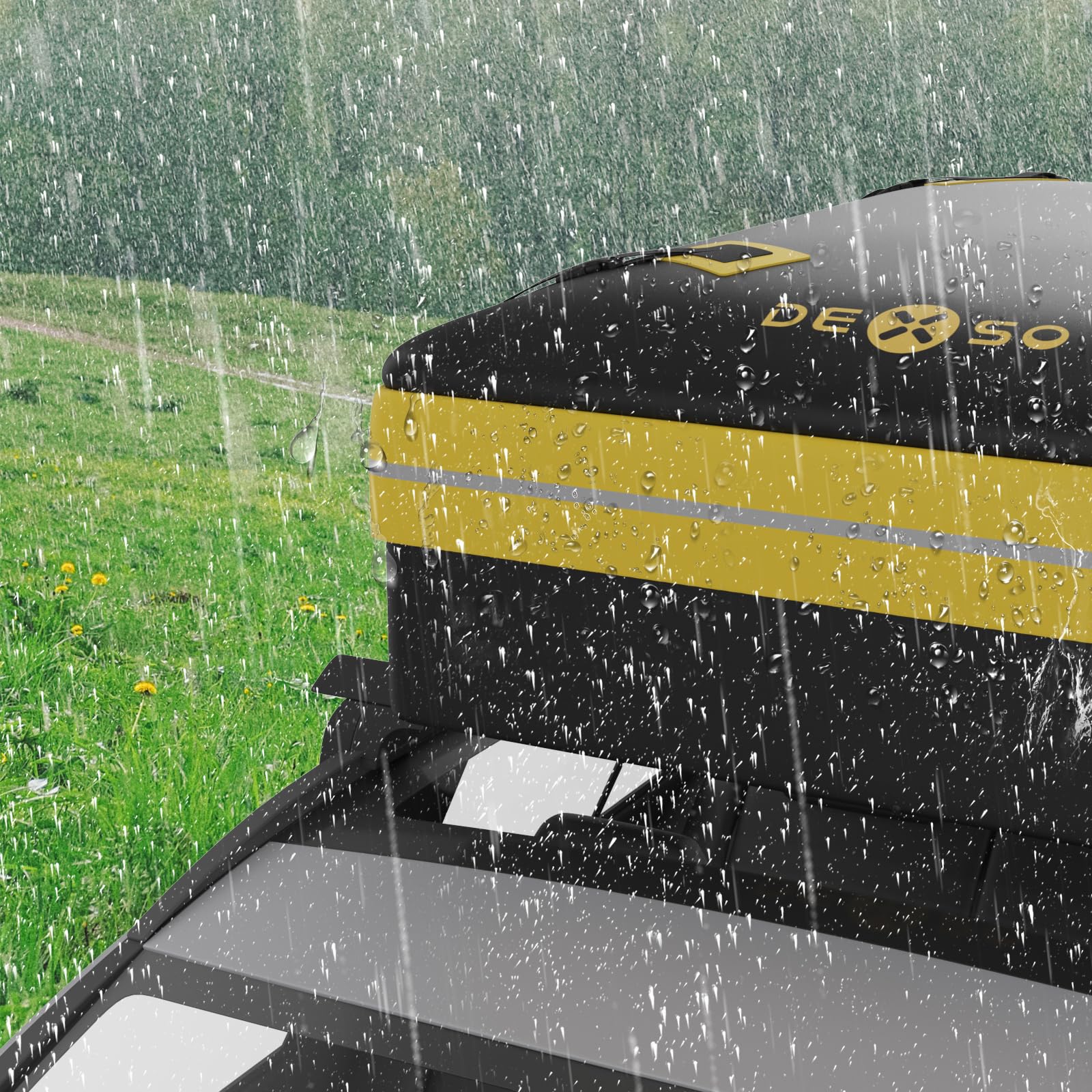 Garvee 21 Cu Ft Cargo Carrier Bag Waterproof,Trailer Hitch Cargo Carrierheavy Duty Cargo Bag,Hitch Cargo Carrier Abrasion Resistant Vinyl Vehicle Soft-Shell Luggage Carrier - Image 4