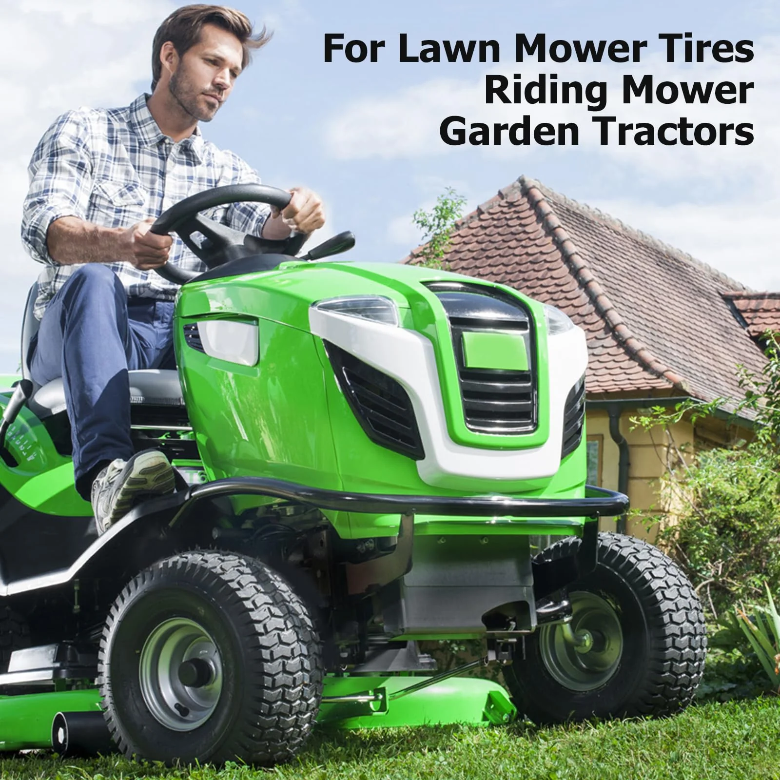 Garvee Lawn Mower Tire 2Pcs, 13x5.00-6 Turf Tire for Lawn Mower Garden Tractor Riding Mower, Tubeless - Image 6