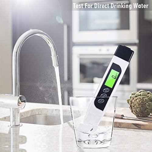 Garvee Water Quality Tester, Garvee TDS Meter, EC Meter & Temperature Meter 3 in 1, 0-9990ppm, Ideal Water Test Meter for Drinking Water, Aquariums, etc. - Image 7
